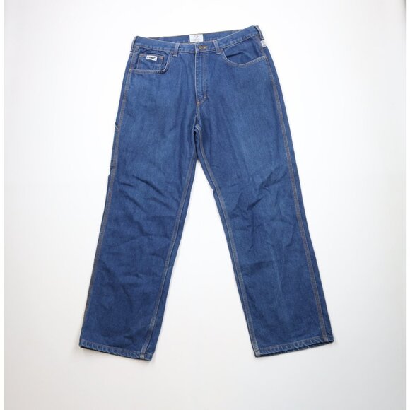 Tyndale FR Mens 36x32 Faded Fire Flame Resistant Wide Leg Workwear Jeans USA
